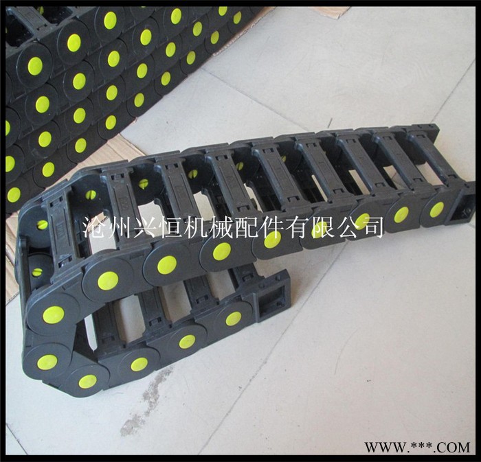 兴恒厂家可定制 全封闭护线钢制拖链 数控机床钢制拖链 机床工程钢铝坦克链图8