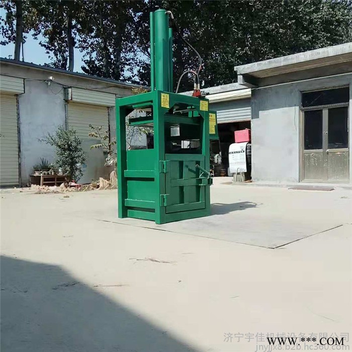 易拉罐垃圾自动压块机 10吨立式车床废料压块机 服装压包机图4