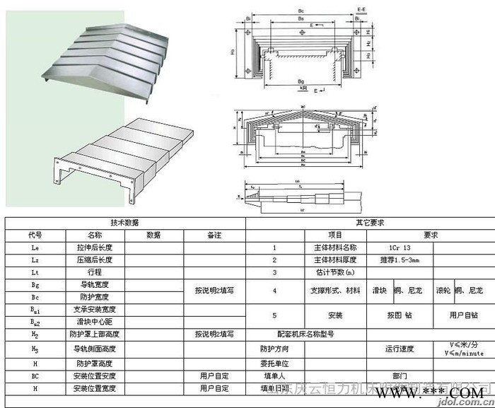 **｝不锈钢板防护罩、数控机床专用，防水防锈。获得9000认证图2