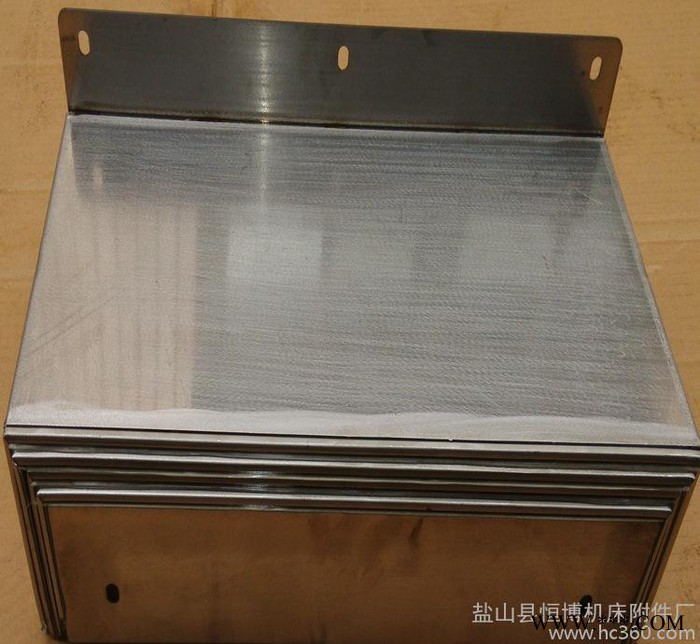 生产 数控机床导轨防护罩  钢板防护罩 钣金防护罩 风琴防护