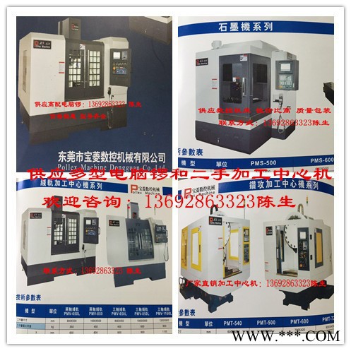 惠州大型电脑锣  供应宝菱PMC650加工中心 CNC数控机床图3