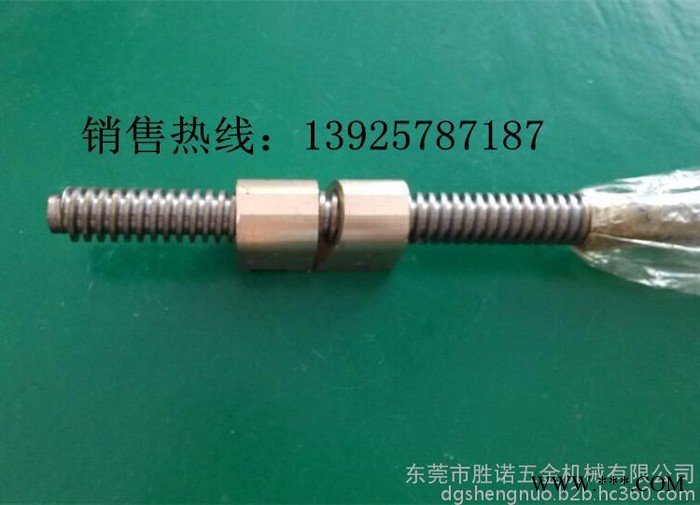 现货沈阳CA6140车床配件  车床C620中拖板丝杆配铜螺母 大连车床CD6140中丝杆小丝杆铜螺母 车床中拖板丝杆图3