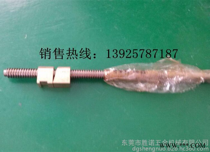 现货沈阳CA6140车床配件  车床C620中拖板丝杆配铜螺母 大连车床CD6140中丝杆小丝杆铜螺母 车床中拖板丝杆图2