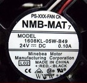 1608KL-05W-B49 24V 0.10A全新现货NMB 40*40*20数控机床变频风扇图3
