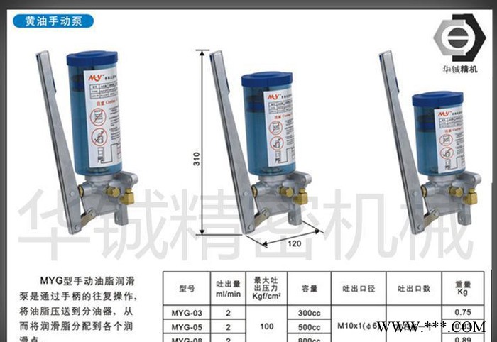 【低价】数控机床手摇式黄油泵  包邮 LSG03 300CC手压油泵图2