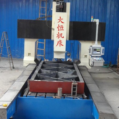 动柱定台式数控龙门铣床6020-发那科系统控制！