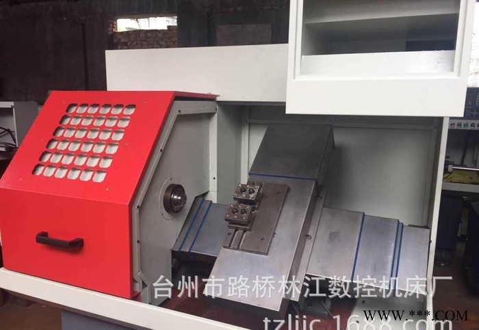 高速高精度斜床身 45度整体斜床身数控车床图2