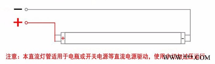荣能达牌T8分体交流数控机床电梯工作日光灯管 12V 24v 36V 48V led通讯机柜工地低压灯红绿蓝黄粉红中性光图4
