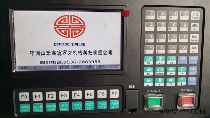 万方150双轴四刀型 数控木工车床万方木工机床厂家数控木工机械，楼梯加工用双轴四刀多功能数控木工车床图2