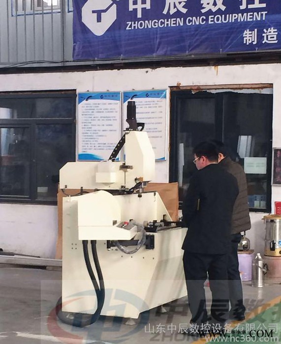 铝合金幕墙型材数控高速钻铣床  铝门窗货架工作台异型孔加工设图2