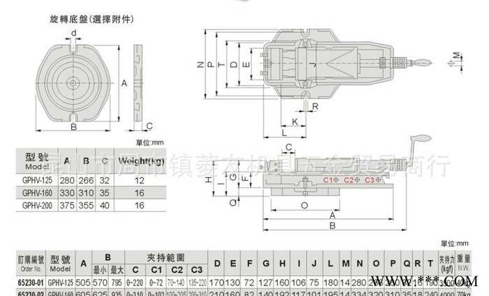 精展外藏式增压角固角虎GPHV-125铣床CNC角固虎钳GP图2