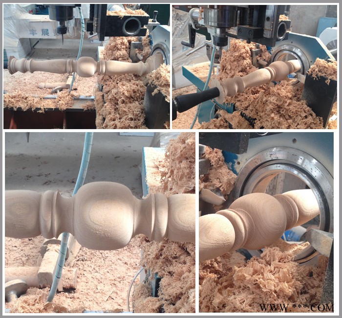 **供应 丰展CW-1520D-3三轴单轴双刀螺纹雕刻一体机 数控木工车床立体雕刻机 木工数控车床厂家图4