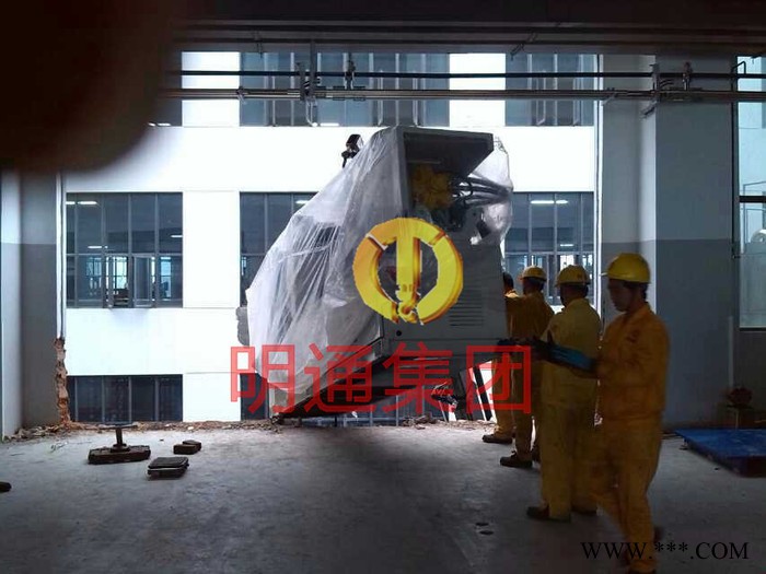 设备搬运龙门铣床、双面铣床卸车搬运、转车间作业图3
