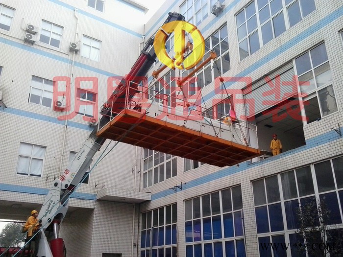 设备搬运龙门铣床、双面铣床卸车搬运、转车间作业图7
