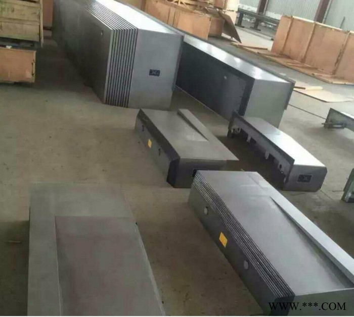 华德tpx6113镗铣床钢板防护罩 定制各类机床导轨防护罩图4