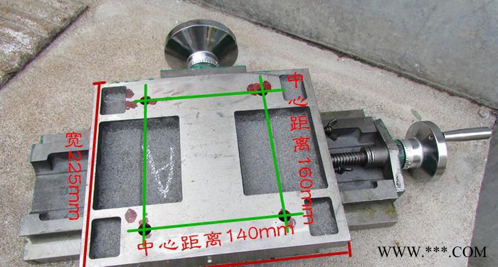 精密十字工作台钻铣床十字滑台托板铸铁十字滑台多功能十字工作台图2