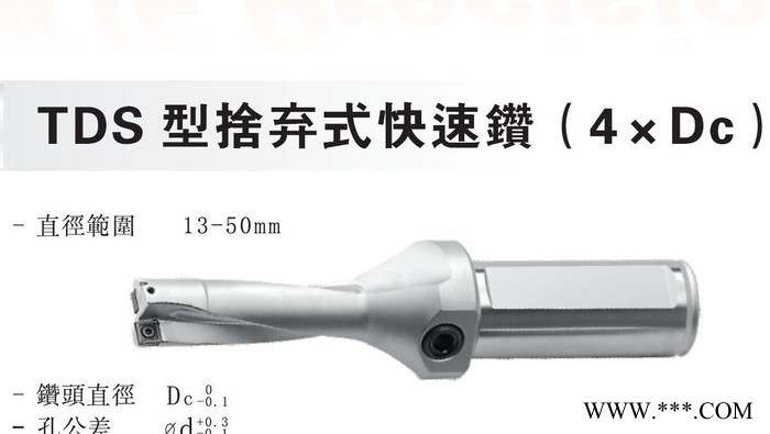 TDS型舍弃式快速钻头（4*Dc)数控铣床加工中心CNC数控刀具图2
