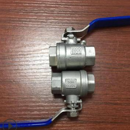 304不锈钢二片式两片式球阀阀门Q11F-16P全通径阀大口径流量开关图3