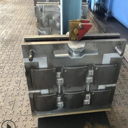 扣件模具垂直线覆膜砂热芯盒模具 壳型铸造模具 铸造模具设计图2